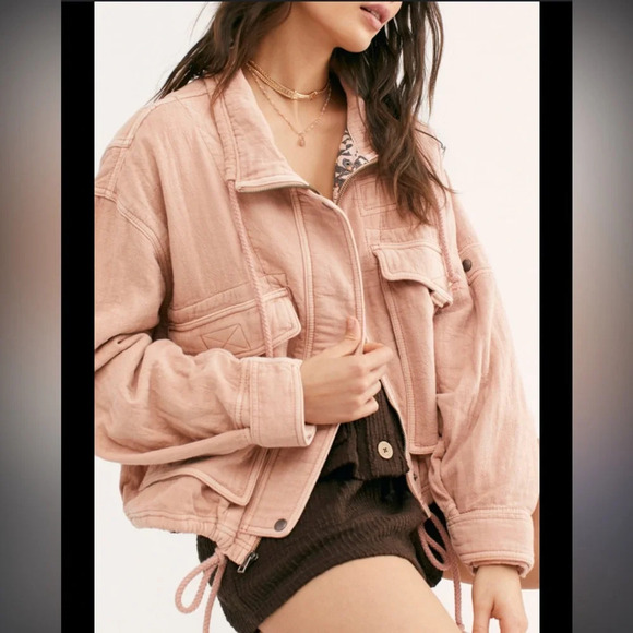 Free People Eyes On You Surplus Jacket, size small - Picture 1 of 5